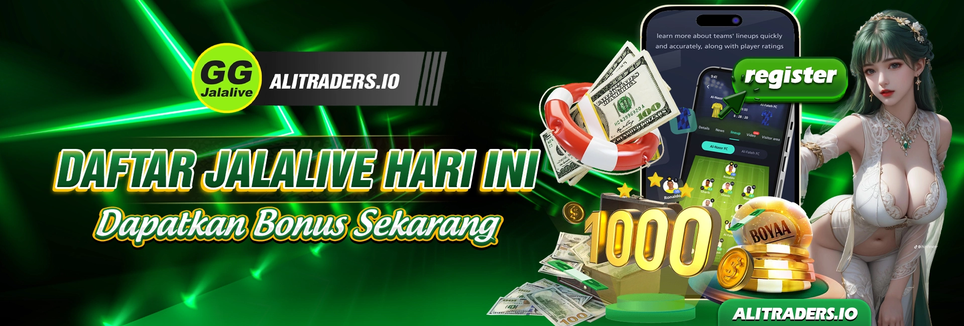 DAFTAR JALALIVE HARI INI - DAPATKAN BONUS SEKARANG